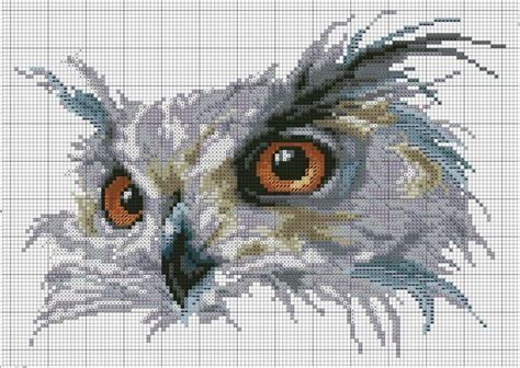 Pin Van Chumani On Tree Op Cross Stitch Borduren Uil Borduurpatronen