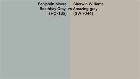 Benjamin Moore Boothbay Gray Hc 165 Vs Sherwin Williams Amazing Gray