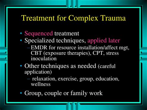 Ppt Treatment Of Complex Trauma Powerpoint Presentation Free