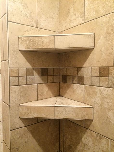 How To Install Ceramic Tile Shower Shelves Shower Ideas