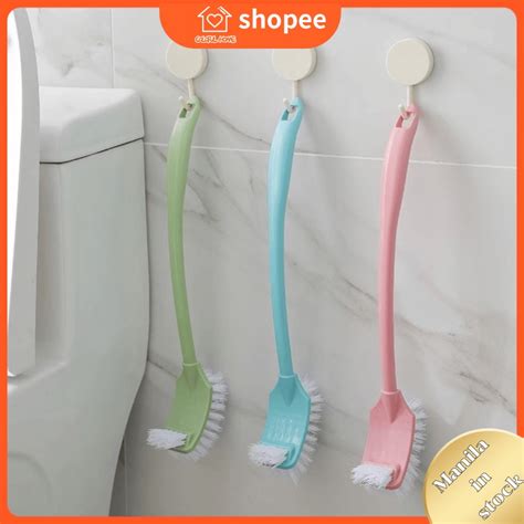 P090 COD Bathroom Toilet Bowl Brush Double-Sided Toilet Crevice Brush ...