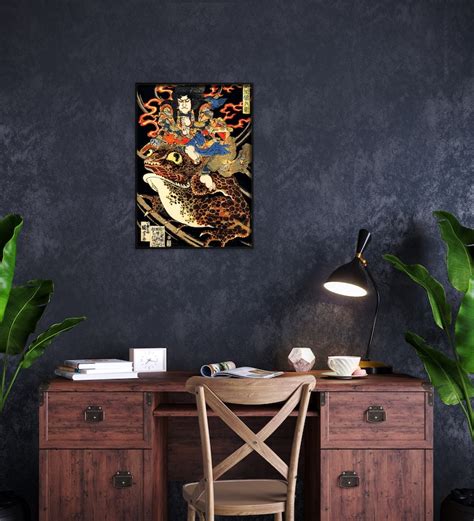 Japanese Ukiyo E Wall Art Print Poster Decor Woodblock Utagawa Etsy Uk