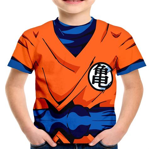 Camiseta Infantil Goku Dragon Ball Z Fantasia Estampa Total R 54 90