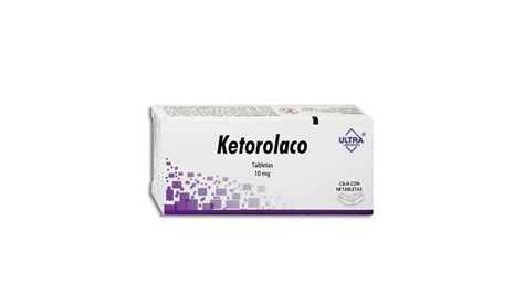 KETOROLACO 10 MG CAJA CON 10 TABLETAS PAXMEDICAL