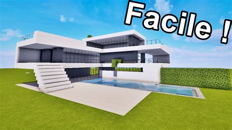 MAISON ULTRA MODERNE FACILE À FAIRE SUR MINECRAFT TUTORIEL YouTube