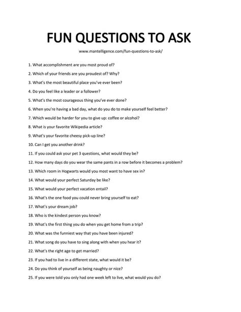 66 Personal Questions to Ask a Guy - Spark deep conversations.