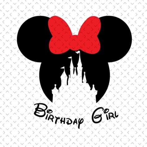 Minnie Mouse Birthday Girl Svg Birthday Svg Birthday Girl Inspire