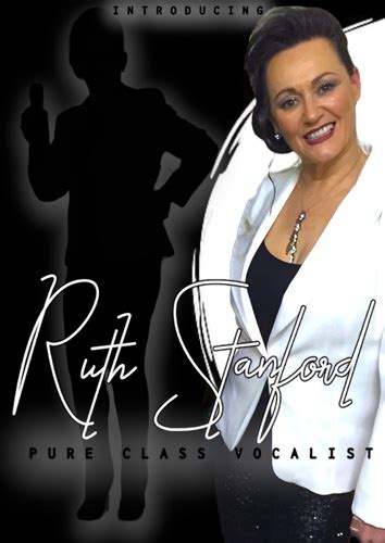 Ruth Stanford Award Winning Vocalist Available Through Dukeries Entertainments Ltd