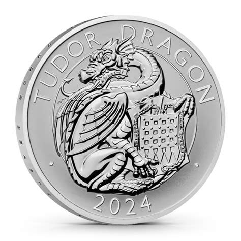 Buy The Tudor Dragon Oz Silver Proof Two Coin Set Monument