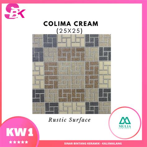 Jual Keramik Lantai Kamar Mandi 25x25 Colima Cream Jakarta Timur