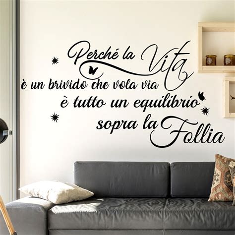 Adesivi Murali Frasi In Vinile Stickers Scritta Da Parete Wall Stickers