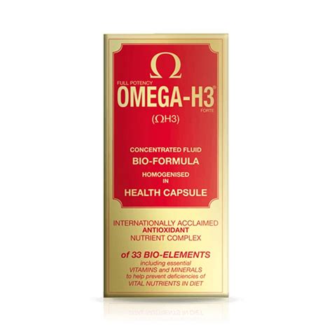 Order Vitabiotics Omega H3 Bio Tonic Capsules Health Boost In A