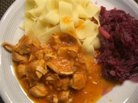 Gulasch Mit Bandnudeln Rezept Mit Bild Kochbar De