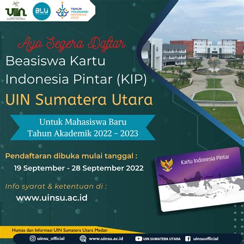 Pendaftaran Program Beasiswa Kartu Indonesia Pintar Kip Kuliah Uin