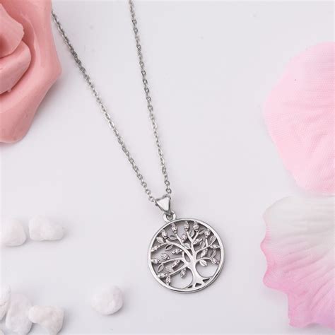 Collier Arbre De Vie Argent Arbrobijoux