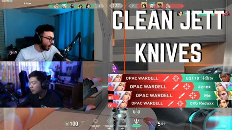 Wardell Clean Jett Knives Vs Sen Tarik Insane Valorant Clips Youtube