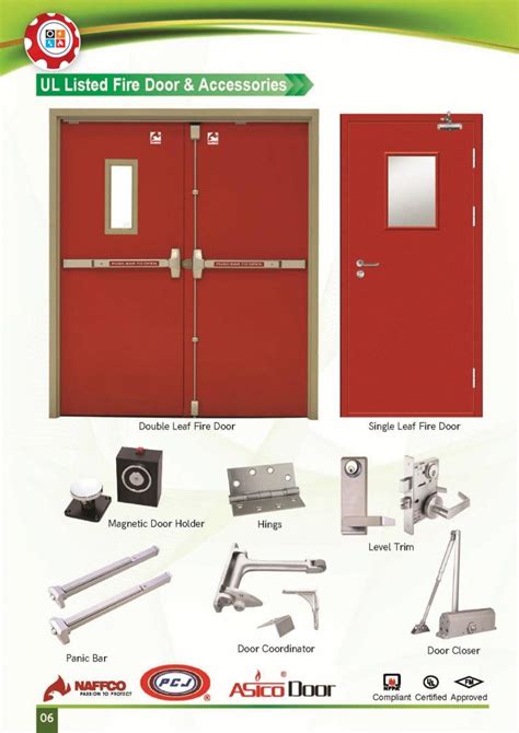 Naffco Fire Door Fire Safety And Security Solution