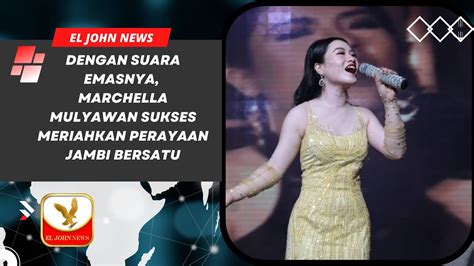 Dengan Suara Emasnya Marchella Mulyawan Sukses Meriahkan Perayaan