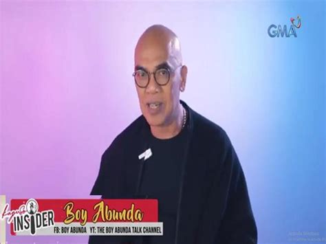 Kapuso Insider Boy Abunda Empowered Sa Kaniyang Comeback Talk Show Na