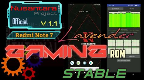 UPDATE ROM GAMING Cara Instal NUSANTARA Project Di Redmi Note 7