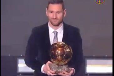 Lionel Messi gana su sexto balón de oro