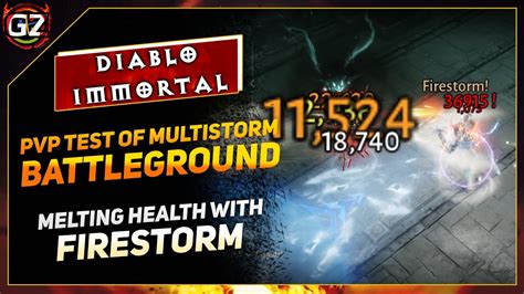 PVP Test Of Multi Storm Builds Melting Health With Firestorm Demon