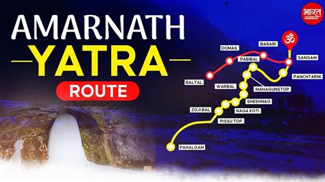 Amarnath Yatra Route Map Through Maps Bharat Matters Youtube