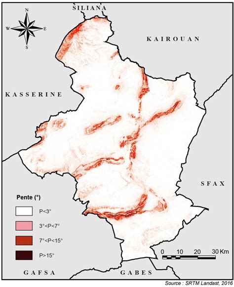 Topographie Du Gouvernorat De Sidi Bouzid