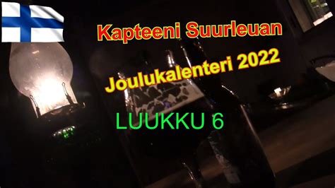 Kapteenin Joulukalenteri Luukku Youtube