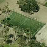 Artificial turf soccer field in Los Angeles, CA (Google Maps)