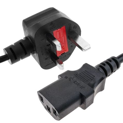 Cable Eléctrico British Standard Bs 1363 1 A Iec 60320 C13 3x100mm² De