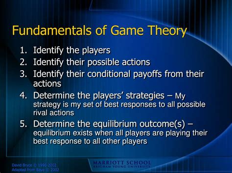 PPT - Game Theory: The Competitive Dynamics of Strategy PowerPoint ...