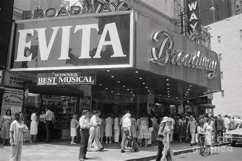 Evita At Manhattans Broadway Theater By Bettmann