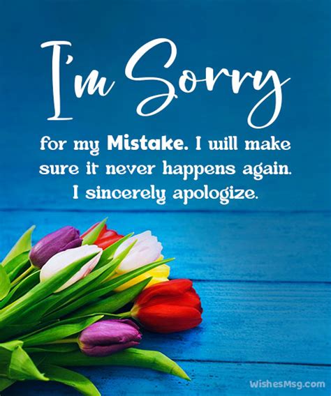 100 Sorry Messages And Apology Quotes WishesMsg