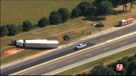 Semi Involved In Multi Vehicle Crash On I 44 Near Luther