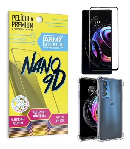 Capa Moto Edge 20 Pro Anti Shock Película Nano Cerâmica 9d Mercadolivre