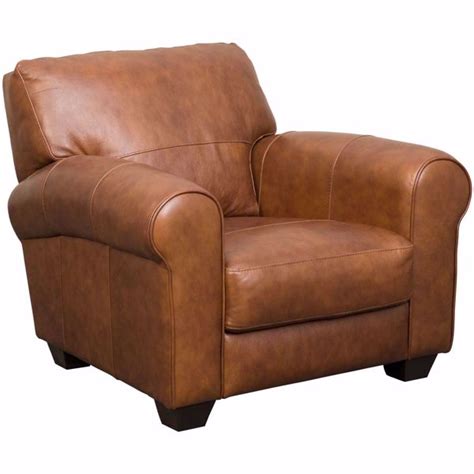 Whisky Italian All Leather Chair 4829 Chair Capri Whisky 39017 Soft