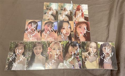 Wtt Wts Loona Flip That Album Photocards Chuu Kim Lip Gowon Yeojin