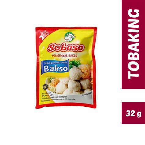 Jual PENGENYAL BAKSO SOBASO 32 Gr Shopee Indonesia