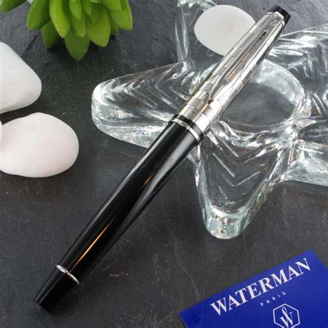 Stylo Plume Waterman Expert Deluxe Noir Ct Sur Stylos En Ligne