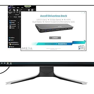 Amazon Accell InstantView USB C 4K Docking Station 2 HDMI 3x