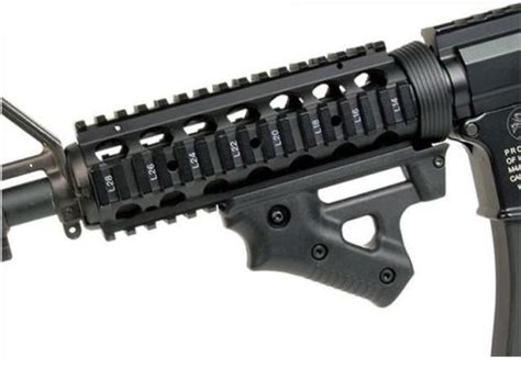 Tactical Custom Ergonomic Canted Foregrip Rail Mount Angled Front Fore