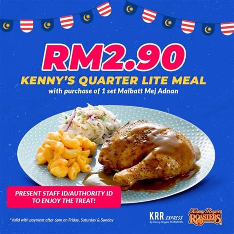 2 9 Sep 2023 Kenny Rogers ROASTERS RM2 90 Kenny S Quarter Lite Meal