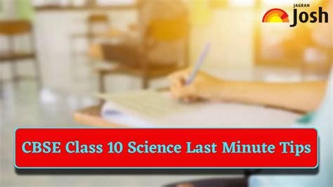 Important Tips And Resources For Cbse Class 10 Science Exam 2024