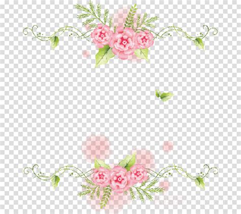 Bordes De Flores Png Clipart Floral Design Flower Marcos De Flores Vintage Png Free