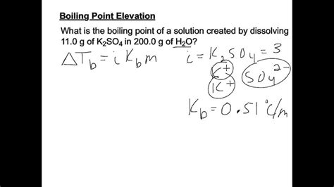 Boiling Point Elevation Example Problem, 56% OFF