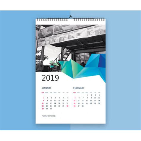 Jual Cetak Kalender Dinding Art Carton Custom Tahun 2022 Spiral