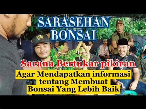 Sarasehan Bonsai Ppbi Cabang Bangkalan Komunitas Naga Bonsai Tanah