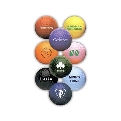 Green Colored Golf Balls, Custom Imprinted With Your Logo!