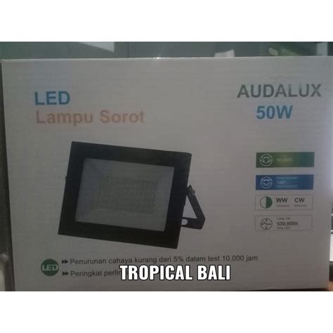 Jual Audalux Lampu Sorot W Led Putih Shopee Indonesia